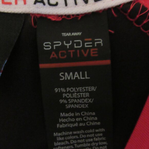 Spyder Active PRO WEB Shirt Men's Medium Red/Black - Picture 6 of 6